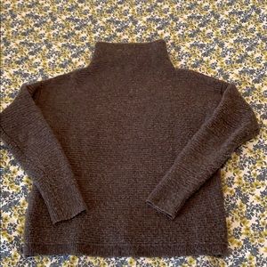 Madewell Cowl Neck Waffle Knit Sweater
